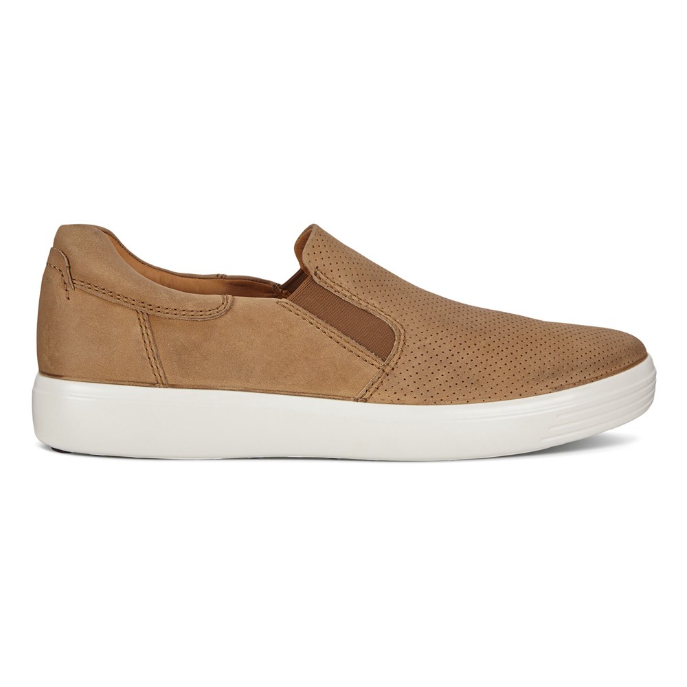 Slip On Hombre - ECCO Soft 7 - Marrom - AMC952438